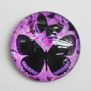 China Supplies Wholesale Butterfly Printing Magnet Glass