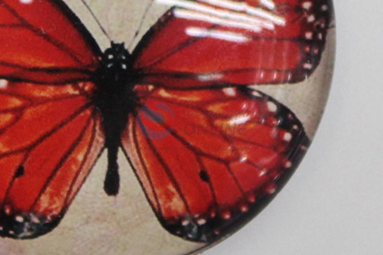 New Design Butterfly Printing Magnet Glass