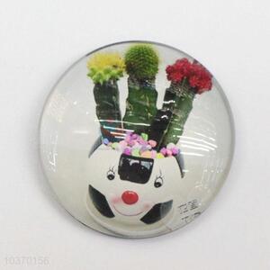 Wholesale Low Price Round Magnet Glass