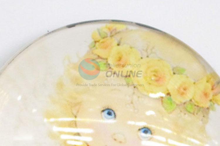 China Supplies Wholesale Girl Printing Magnet Glass