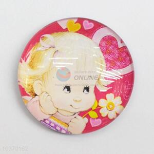 New Style Round Baby Printing Fridge Magnet