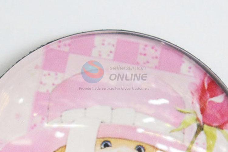 Customized New Arrival Lovely Round Ridge Magnet