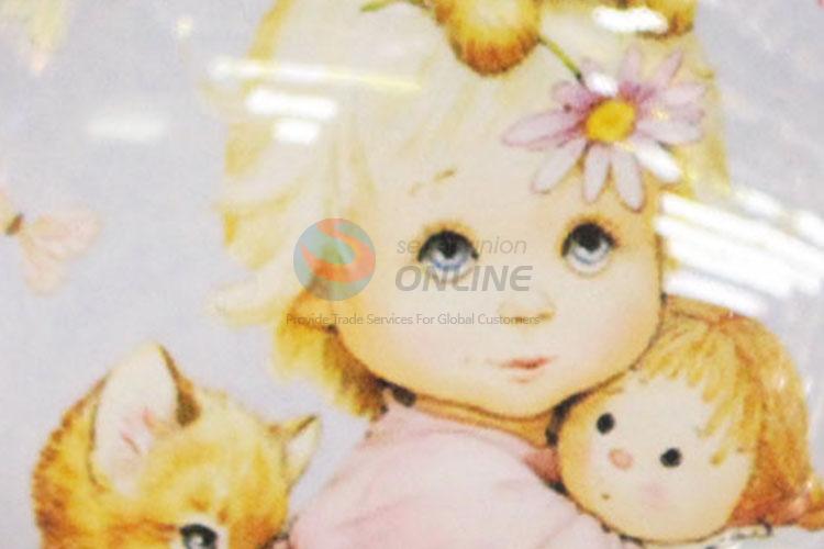 Hot Sale Girl Printing Glass Fridge Magnet