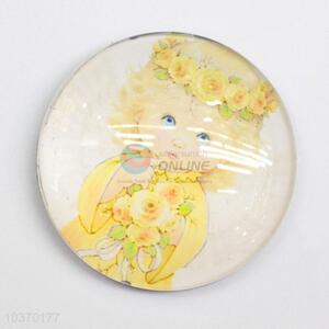 China Supplies Wholesale Girl Printing Magnet Glass