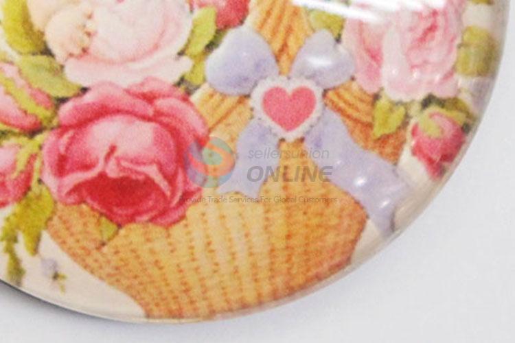 Best Selling Cute Girl Printing Magnet Crystal Fridge Magnet