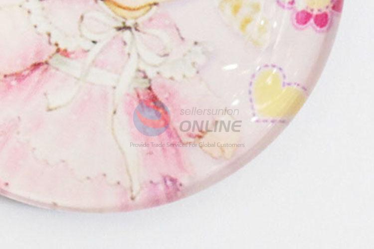 Wholesale Custom Cheap Round Crystal Fridge Magnet