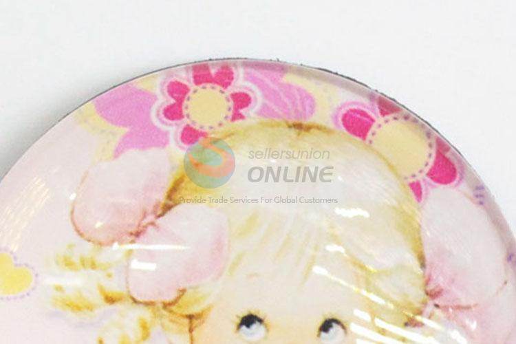 Wholesale Custom Cheap Round Crystal Fridge Magnet