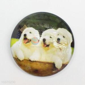 Custom Design Dog Pattern Crystal Fridge Magnet