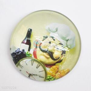 Newest Cheap Printed Crystal Round Fridge Magnet