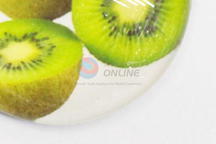 New Style Round Fruit Printing Fridge Magnet