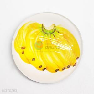 Custom Design Banana Printing Glass Fridge Magnet