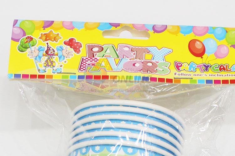 Fashion style best 6pcs elephant pattern birthday use paper cups