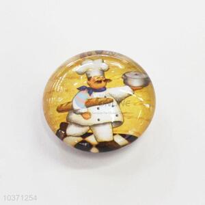 Hot-selling cute style chef pattern fridge magnet