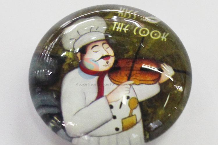 Cheap high sales fashion cook pattern fridge magnet