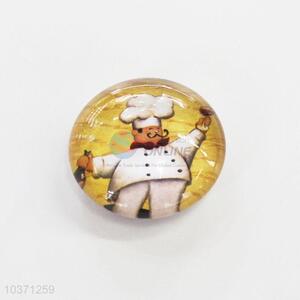 Low price chef pattern fridge magnet