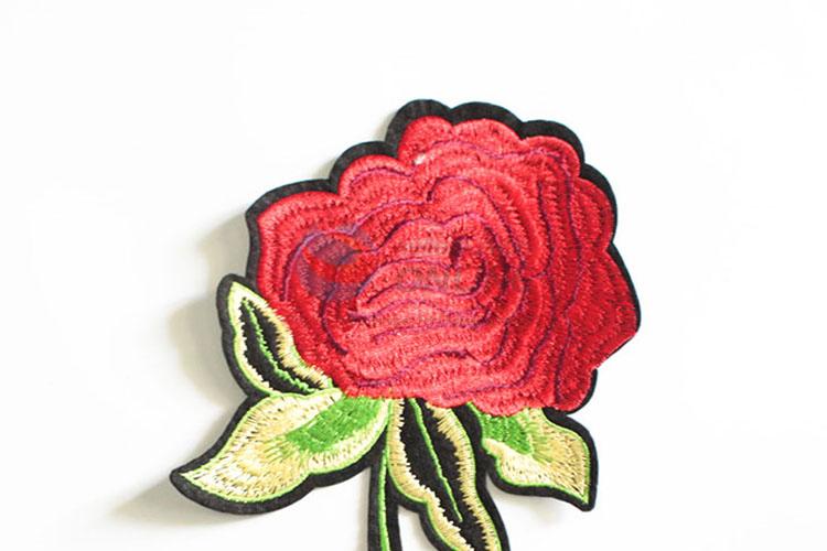 Unique Design Floral Embroidery Patches Cloth