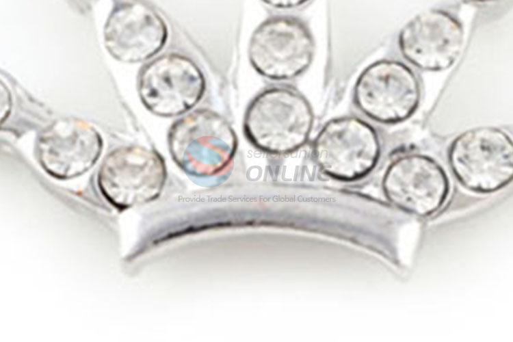 Top Quality New Fashion Silver Crown Shaped Necklace Pendant