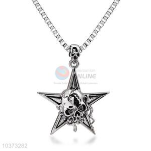 Star Pendant Punk Zinc Alloy jewellery Necklace