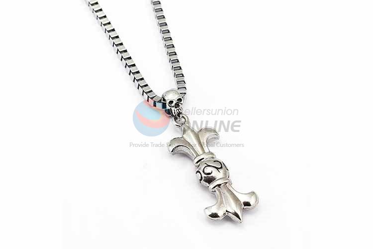 Skull Pendant Punk Zinc Alloy jewellery Necklace