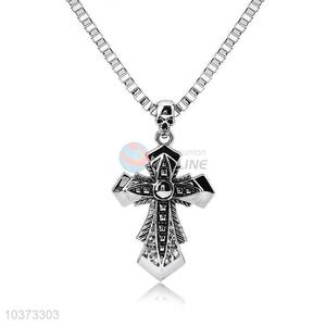 Cross Pendant Punk Zinc Alloy jewellery Necklace