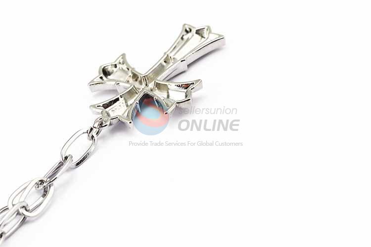 Cross Pendant Punk Zinc Alloy jewellery Necklace