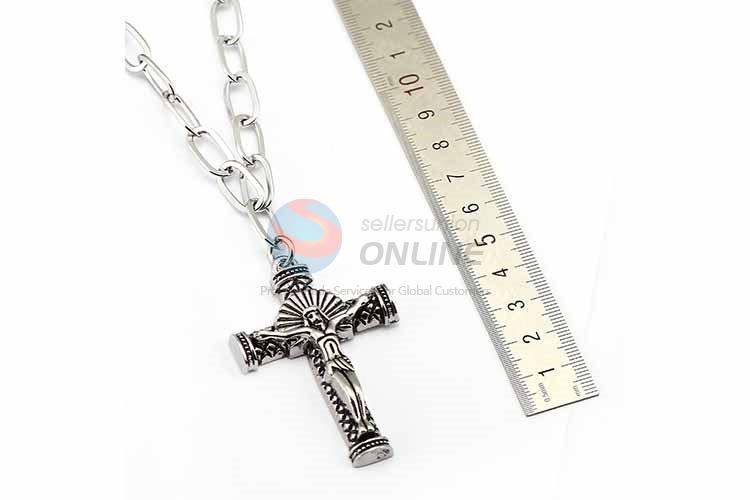 Cross Pendant Punk Zinc Alloy jewellery Necklace