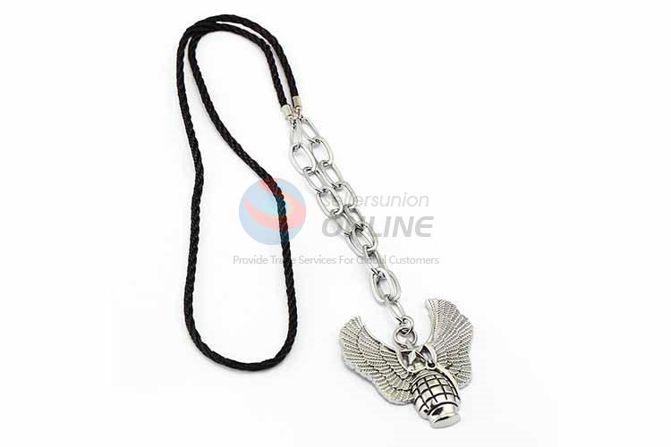 Wing Pendant Punk Zinc Alloy jewellery Necklace