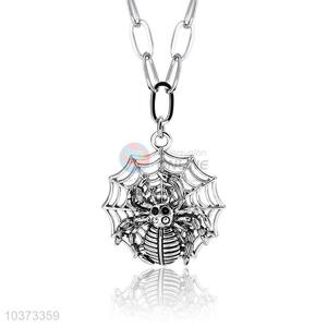 Spider Pendant Punk Zinc Alloy Jewellery Necklace