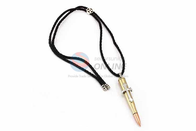 Cross Pattern Bullet Shaped Punk Zinc Alloy Jewellery Necklace