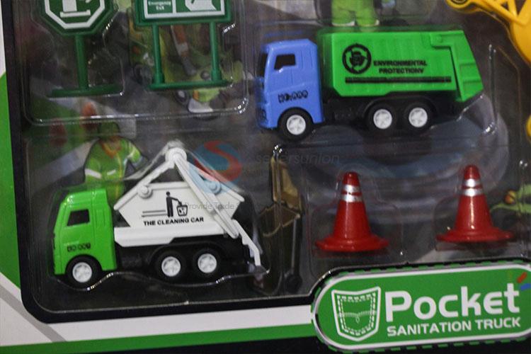 Hot Selling Sanitation Truck Series Model Toys for Kids