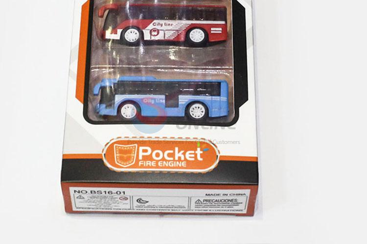 Reasonable Price Children 4pcs Bus model toys