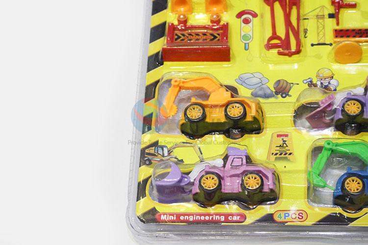 Best Selling Children 4pcs Engineer Car Model Toys