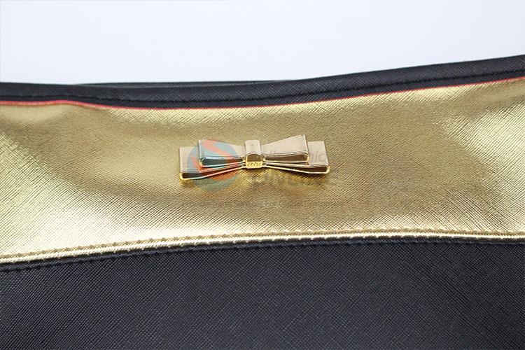 Hot sale gold cosmetic bag