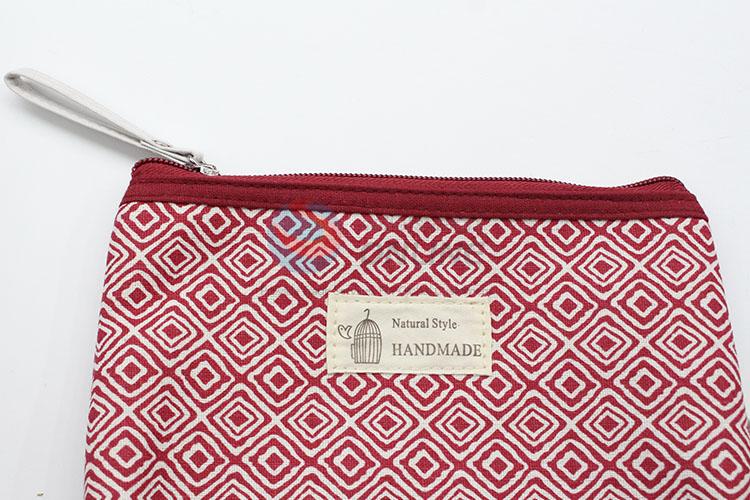 Good sale grid pattern cosmetic bag set