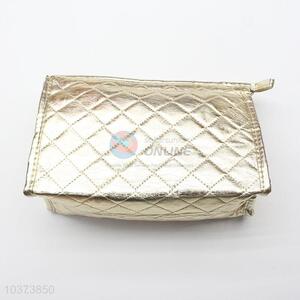 Lovely gold cosmetic bag