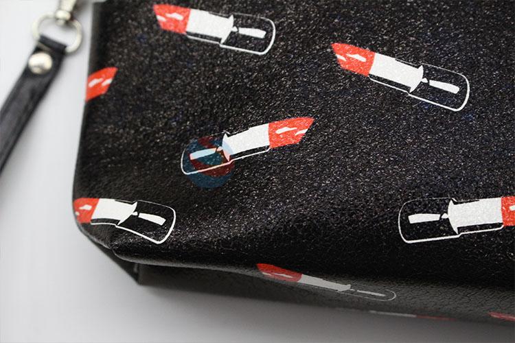 Competitive price lipstick pattern cosmetic bag