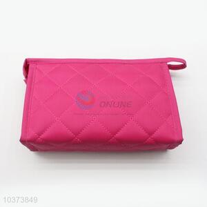 Promotional grid cosmetic bag