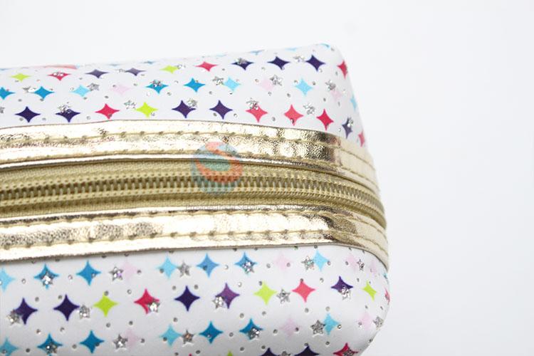 Superfine owl printed cosmetic bag