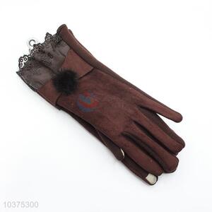 Wholesale custom women winter warm gloves outdoor gloves