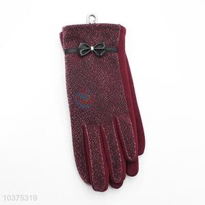 Factory promotional women winter warm gloves outdoor gloves