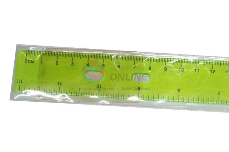 Factory Direct 30cm Green Plastic Ruler for Sale