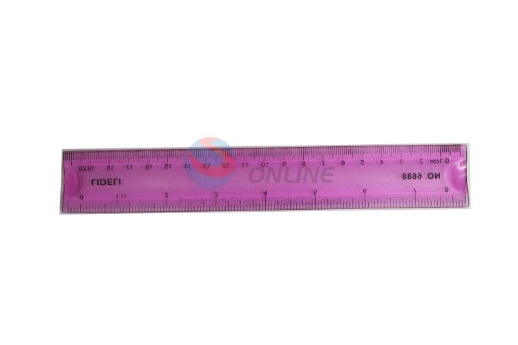 Promotional 20cm Purple Plastic Ruler for Sale
