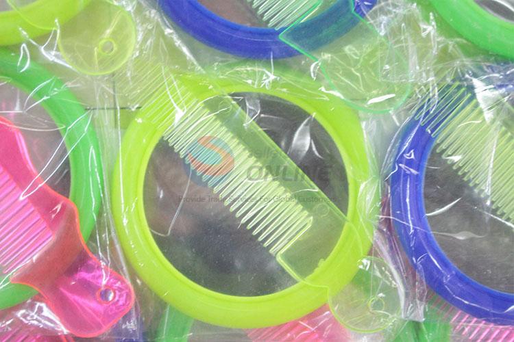 Durable plastic mirror and comb