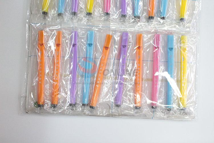 Fashion plastic whistle for children