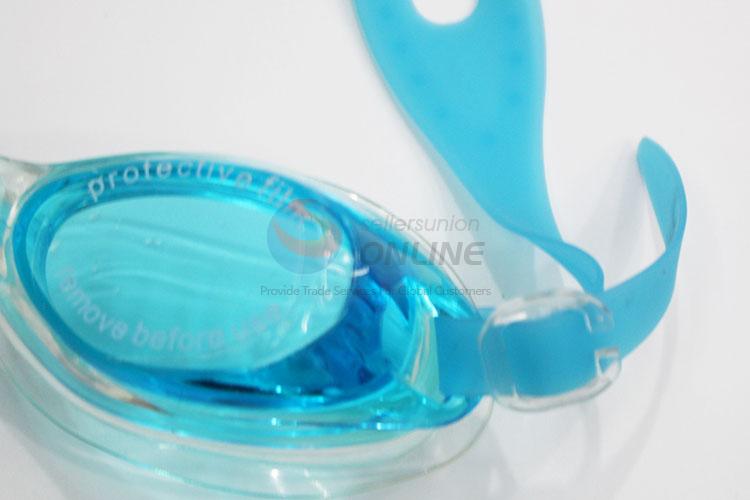 High quality good blue swimming goggle