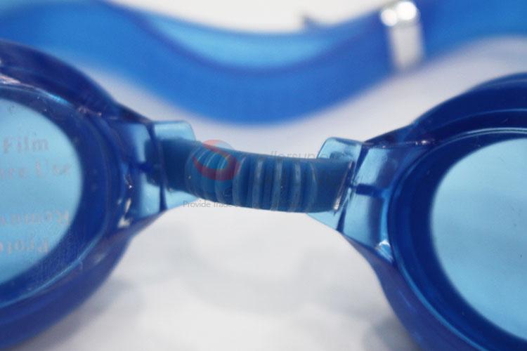 Cheap popular cool blue swimming goggle