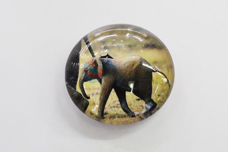 Elephant Glass Decorations Fridge Magnet Sticker