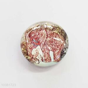 Elephant Glass Decorations Fridge Magnet Sticker