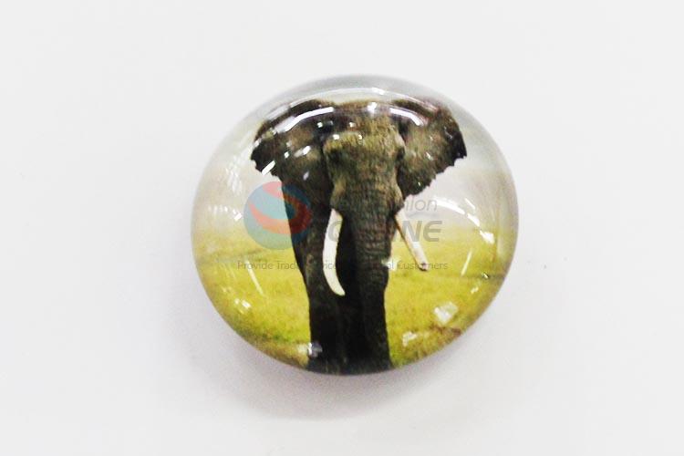 Elephant Glass Decorations Fridge Magnet Sticker