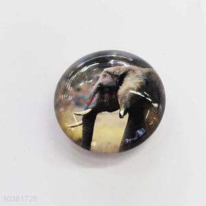 Elephant Glass Decorations Fridge Magnet Sticker